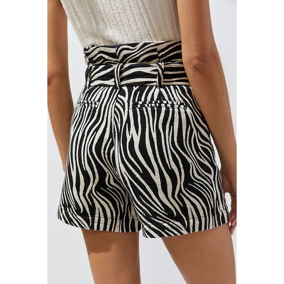 NWOT Joe’s Jeans Zebra Paperbag Shorts - Picture 3 of 6